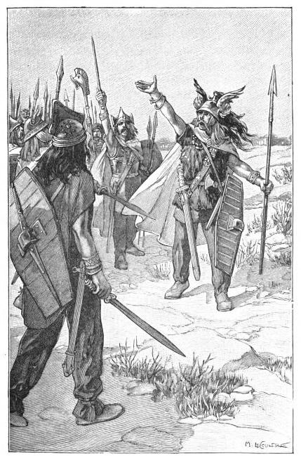 Vercingetorix rallying his men - Ernest Lavisse [Public domain]