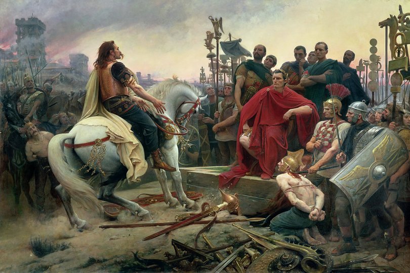 Vercingetorix Surrendering to Julius Caesar After the Siege of Alesia