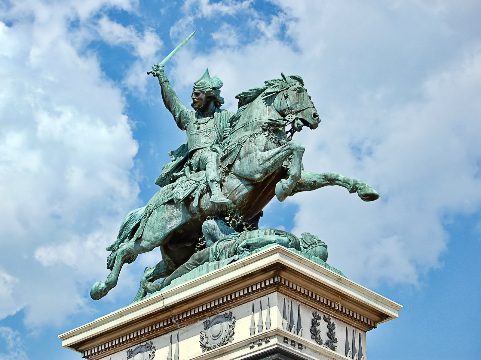 Statue of Vercingetorix in Clermont-Ferrand, France