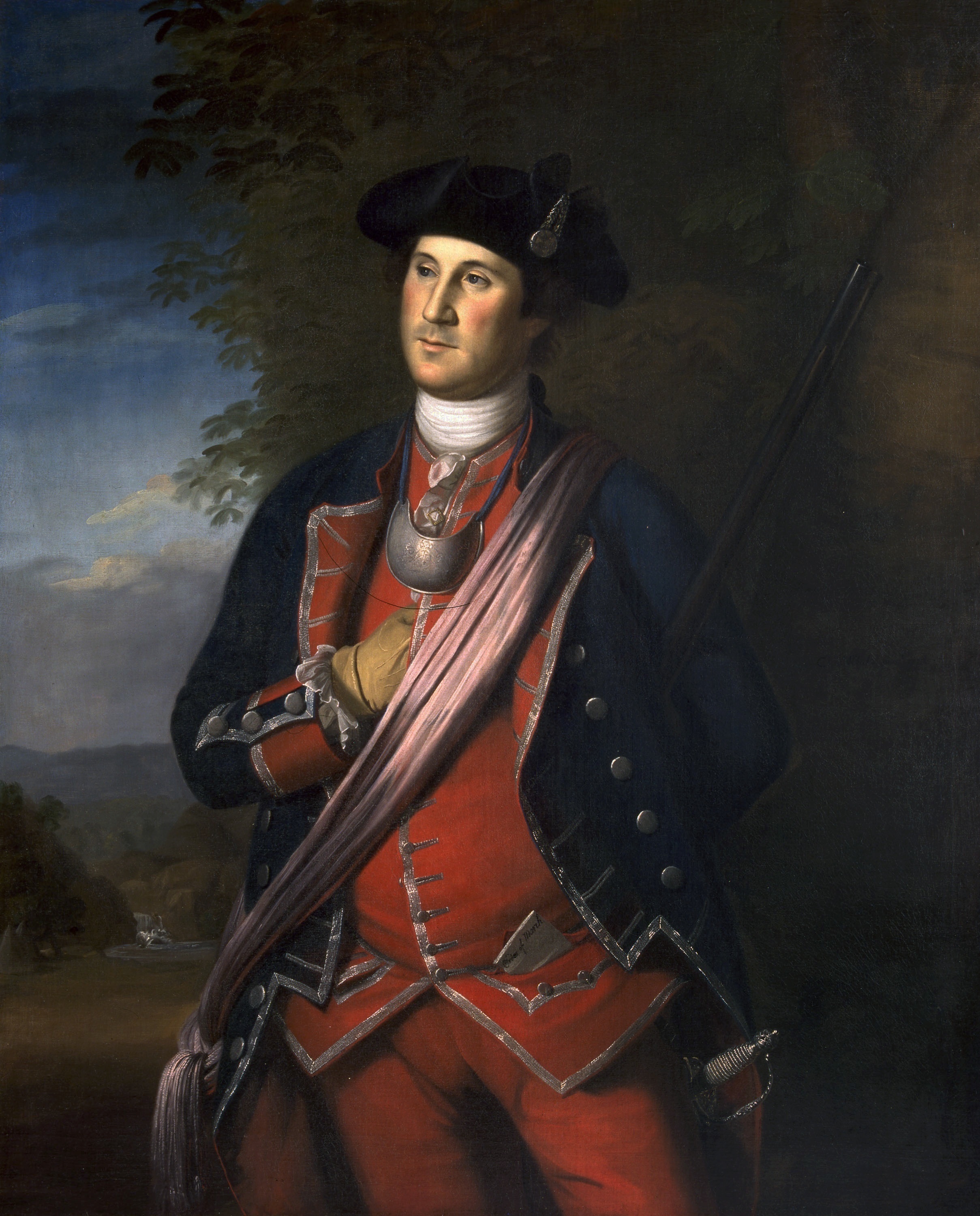 Young George Washington, Colonial Officer
