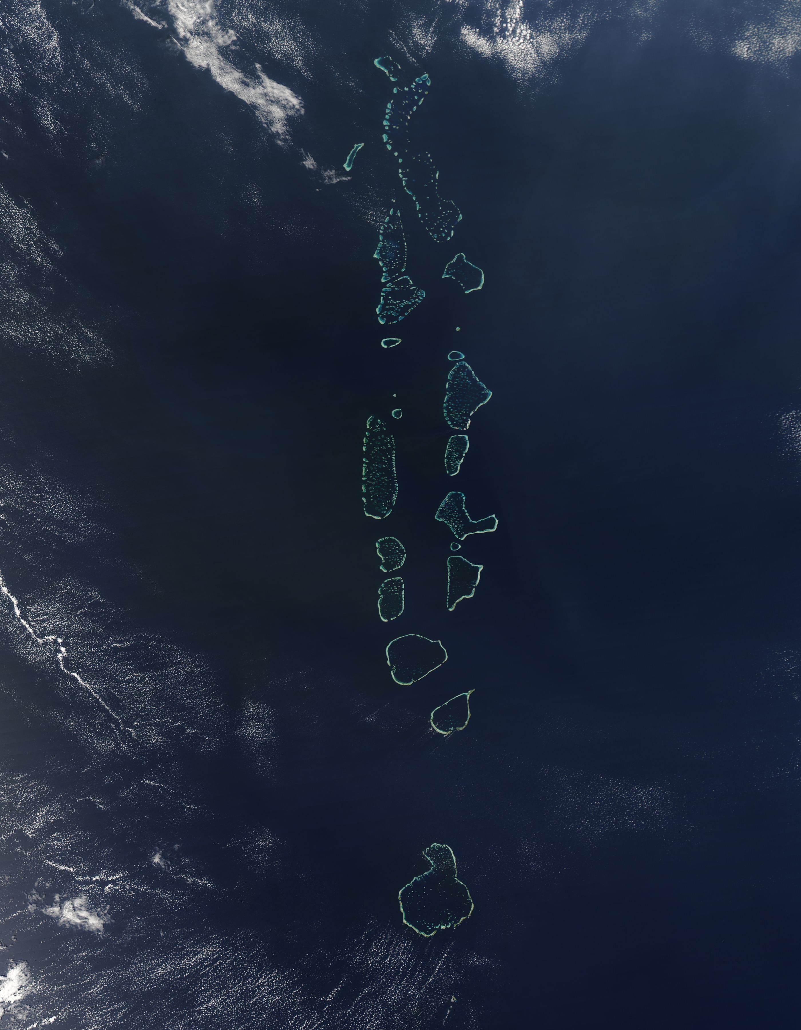 The Maldives, satellite