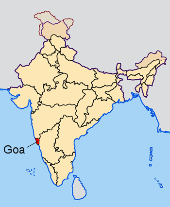 Goa, India CC BY-SA 3.0, https://commons.wikimedia.org/w/index.php?curid=115599